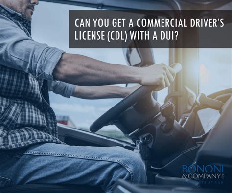 This is a much lower standard for the court to revoke a persons CDL license. . Can you get a cdl with 3 dui